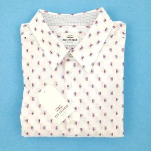 Ben Sherman Clipped Stripe Long Sleeve Shirt XL